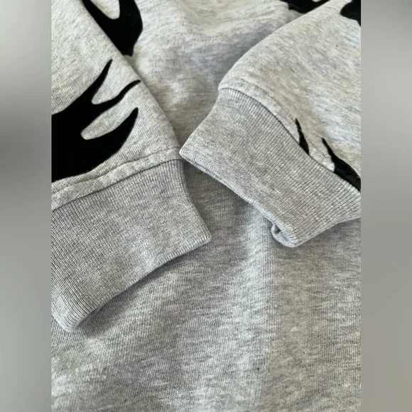 Alexander McQueen Grey Swallows Sweatshirt - Picture 8 of 10